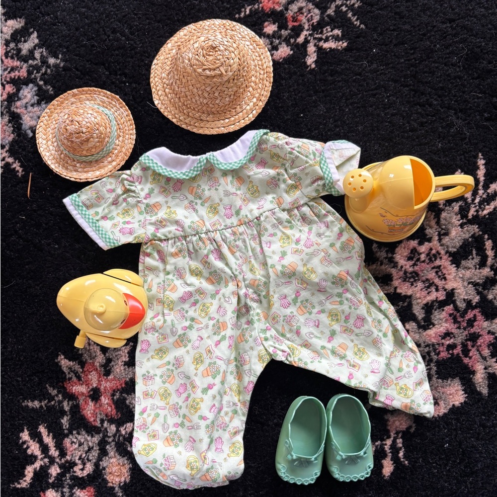 Vintage 90s Bitty Baby “Spring Fun” Gardening Set by American Girl